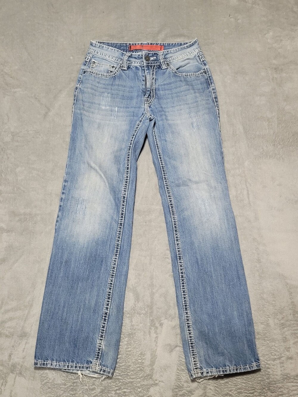 Rock and Roll Denim Double Barrel Straight Leg Relaxed Fit Jeans 28x34 Western
